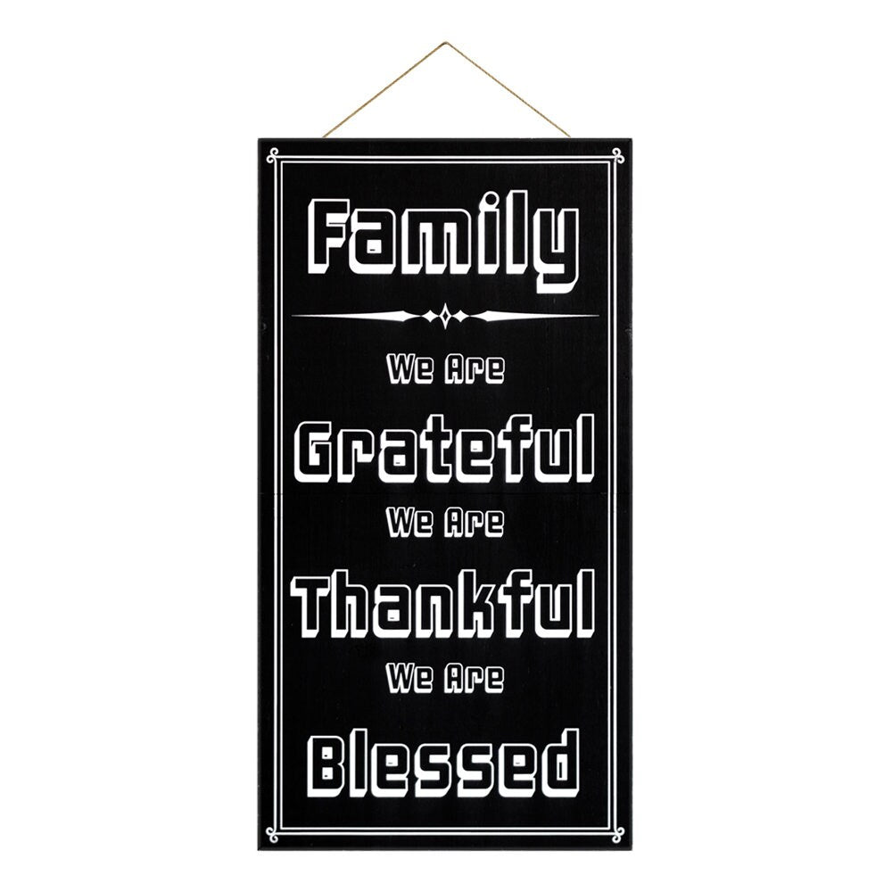 Add a touch of warmth to your home with this charming 36in wooden family sign