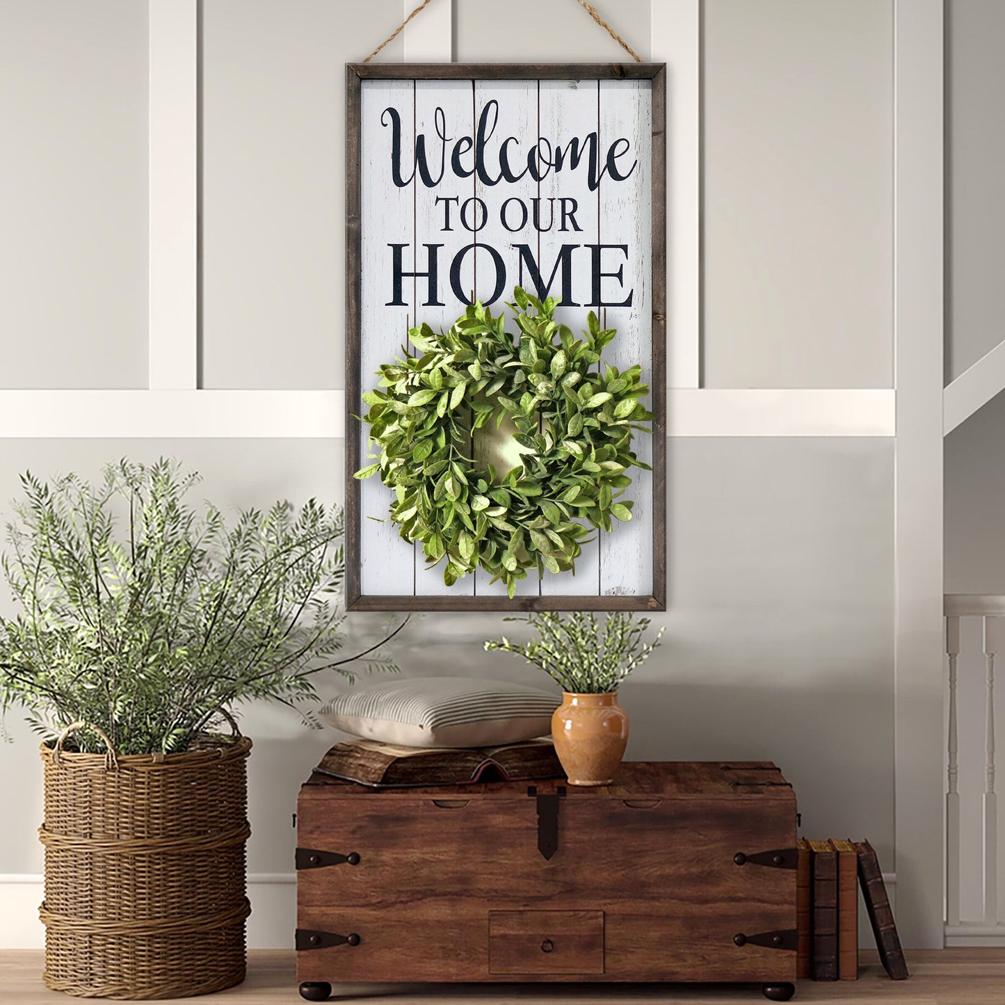 Interchangeable Welcome to Our Home Wall Dcor