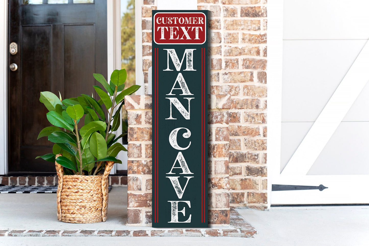 36in Personalized Man Cave Wooden Sign, Ideal for Gaming Room, Bar, Relaxation Area, Custom Wall Decor, Unique Gift
