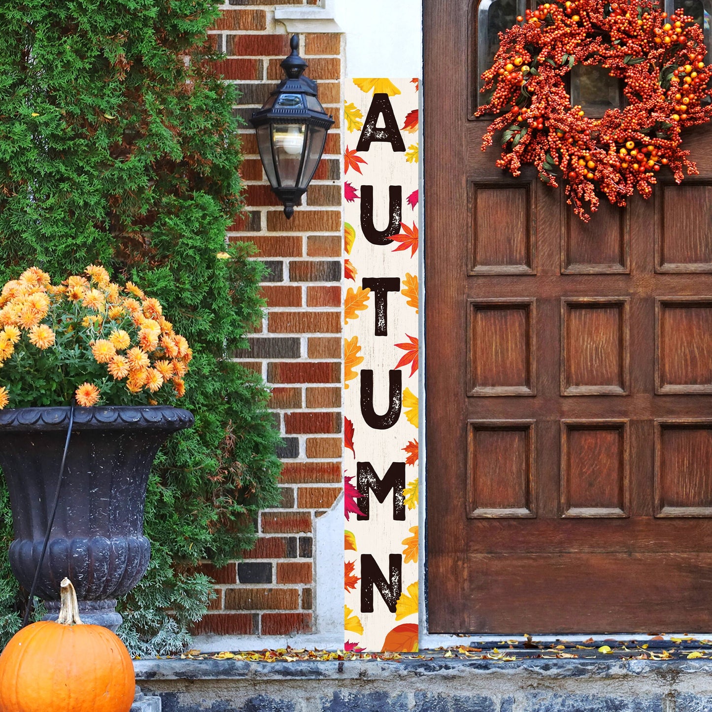 72in Autumn Fall Porch Sign | Front Door Display | Ideal Porch Decor | Perfect for Autumn Celebrations